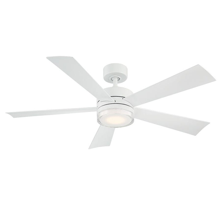 Modern Forms Fan Wynd FR-W1801-52L-27-MW Ceiling Fan 52 - Matte White, Matte White/