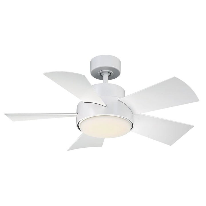 Modern Forms Fan Vox FR-W1802-38L-27-MW Ceiling Fan 38 - Matte White, Matte White/