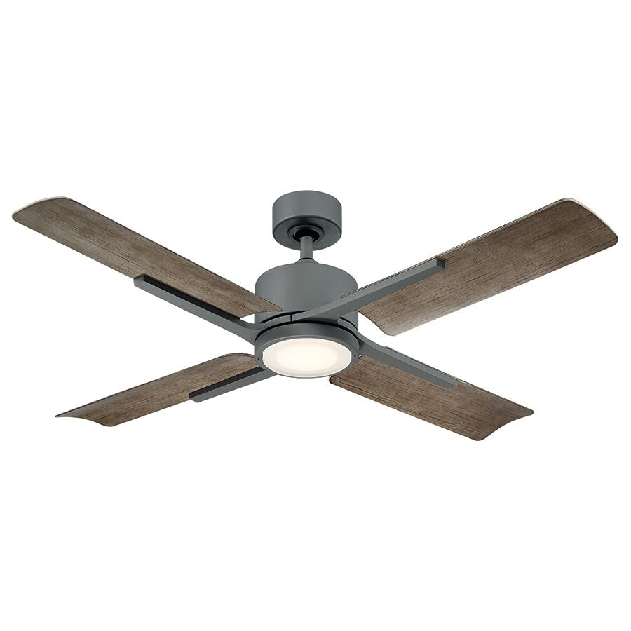 Modern Forms Fan Cervantes FR-W1806-56L27GHWG Ceiling Fan 56 - Graphite/Weathered Gray, Weathered Gray/