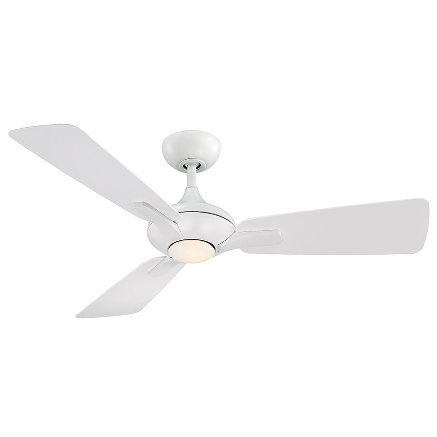 Modern Forms Fan Mykonos FR-W1819-52L-27-MW Ceiling Fan 52 - Matte White, Matte White/