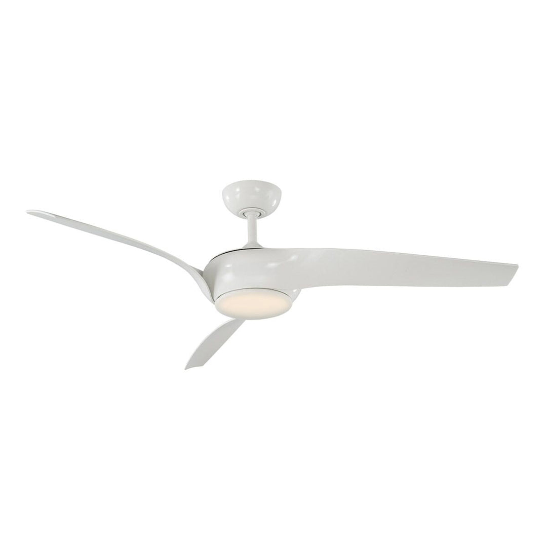 Modern Forms Fan Nirvana FR-W1916-56L-27-GW Ceiling Fan 56 - Gloss White, Gloss White/