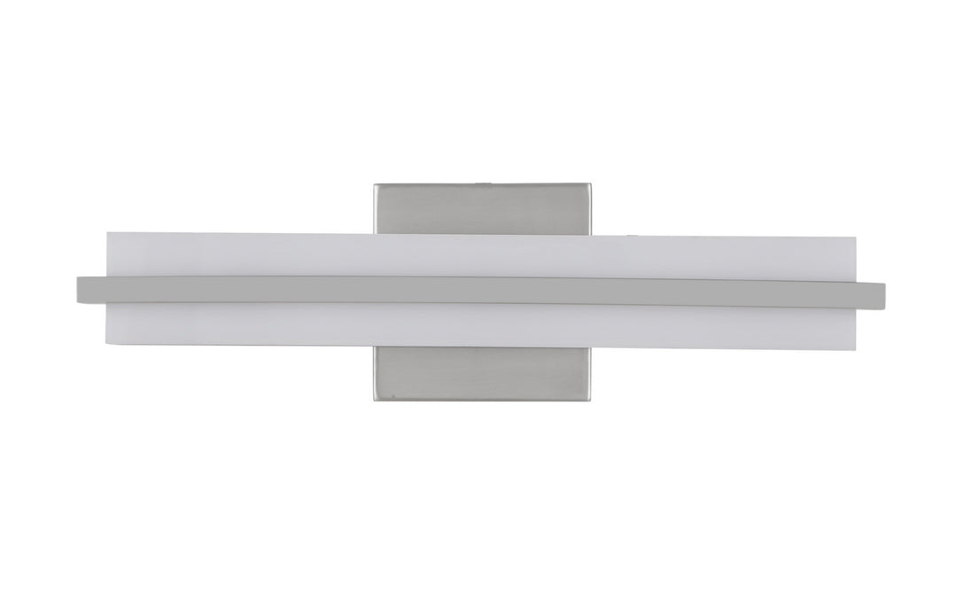 Craftmade Seger 11117BNK-LED Bath Vanity Light 17 in. wide - Brushed Polished Nickel