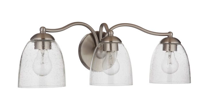 Craftmade Hillridge 19923BNK3 Bath Vanity Light 23 in. wide - Brushed Polished Nickel