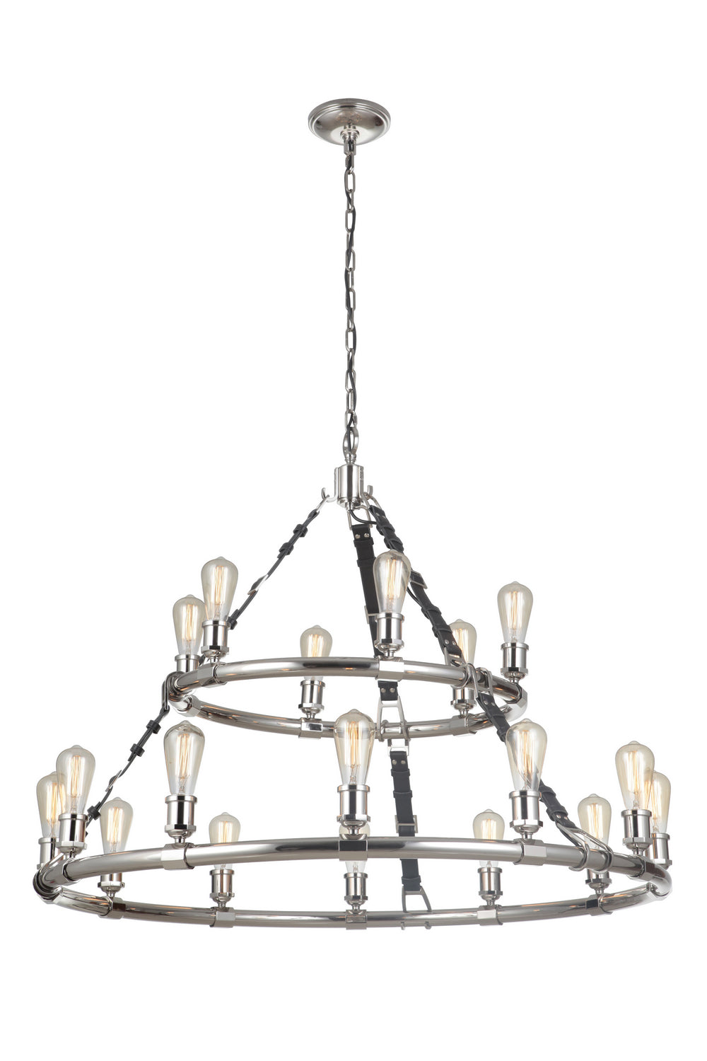 Craftmade Huxley 48118-PLN Chandelier Light - Polished Nickel