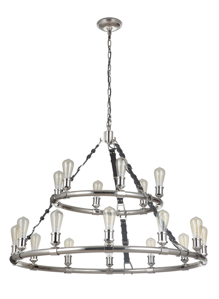 Craftmade Huxley 48118-PLN Chandelier Light - Polished Nickel