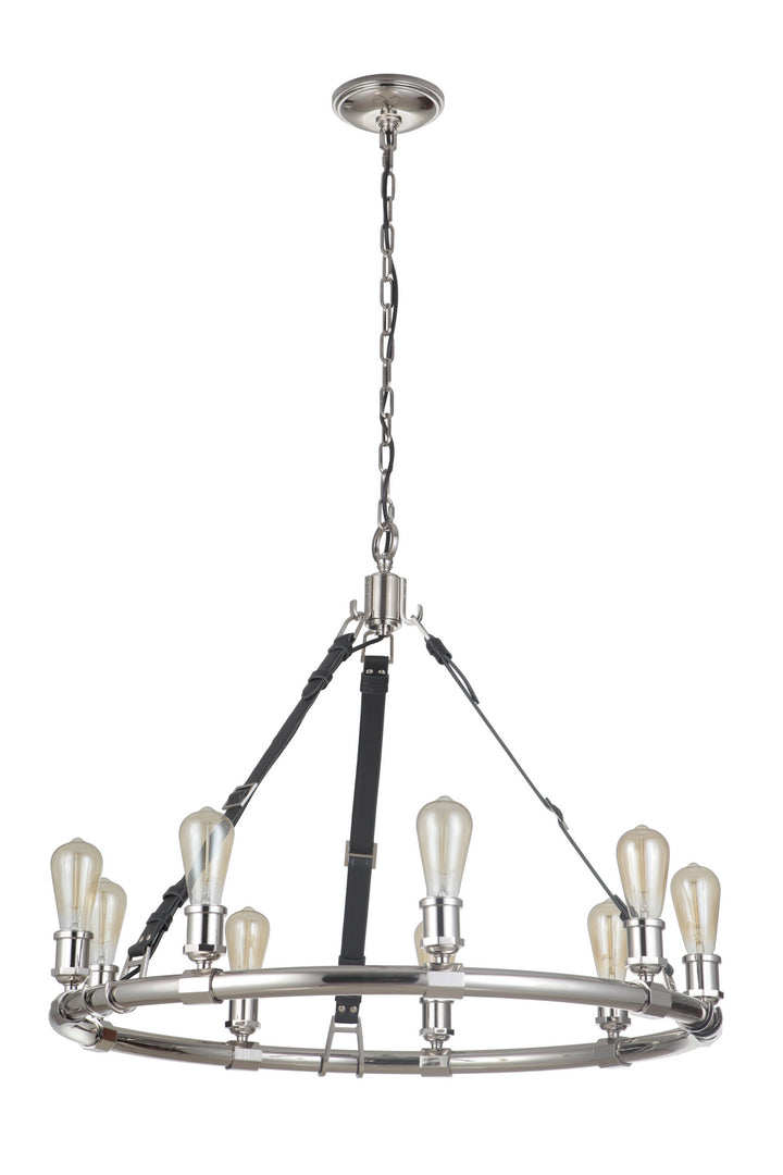 Craftmade Huxley 48129-PLN Chandelier Light - Polished Nickel