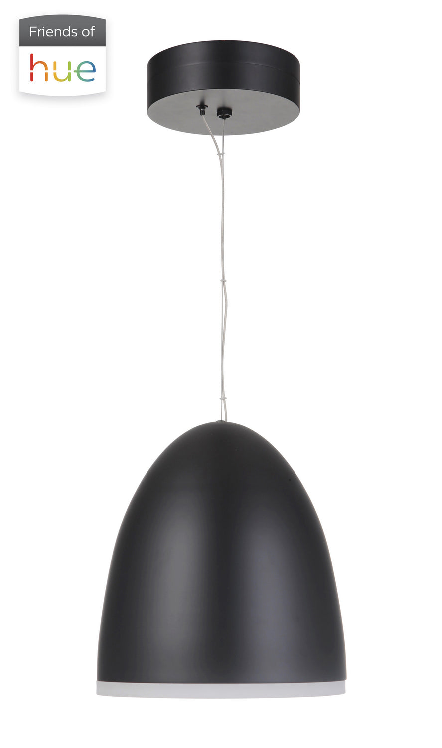 Craftmade Studio 51191-FB-HUE Pendant Light - Flat Black