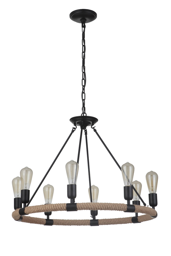 Craftmade Dillon 51728-FB Chandelier Light - Flat Black