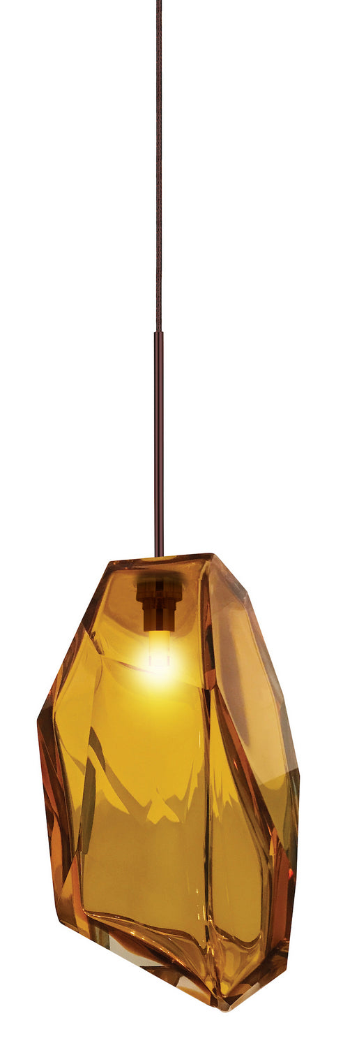 Stone Gem PD262AMBZL2C Pendant Light - Bronze