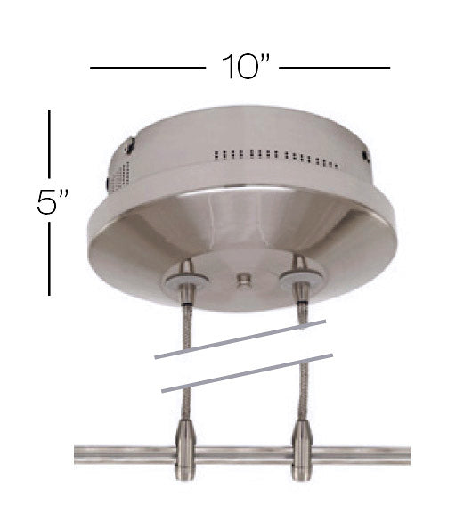 Stone Lighting PWMSMT600SN  Transformer Track Light Pewter, Nickel, Silver