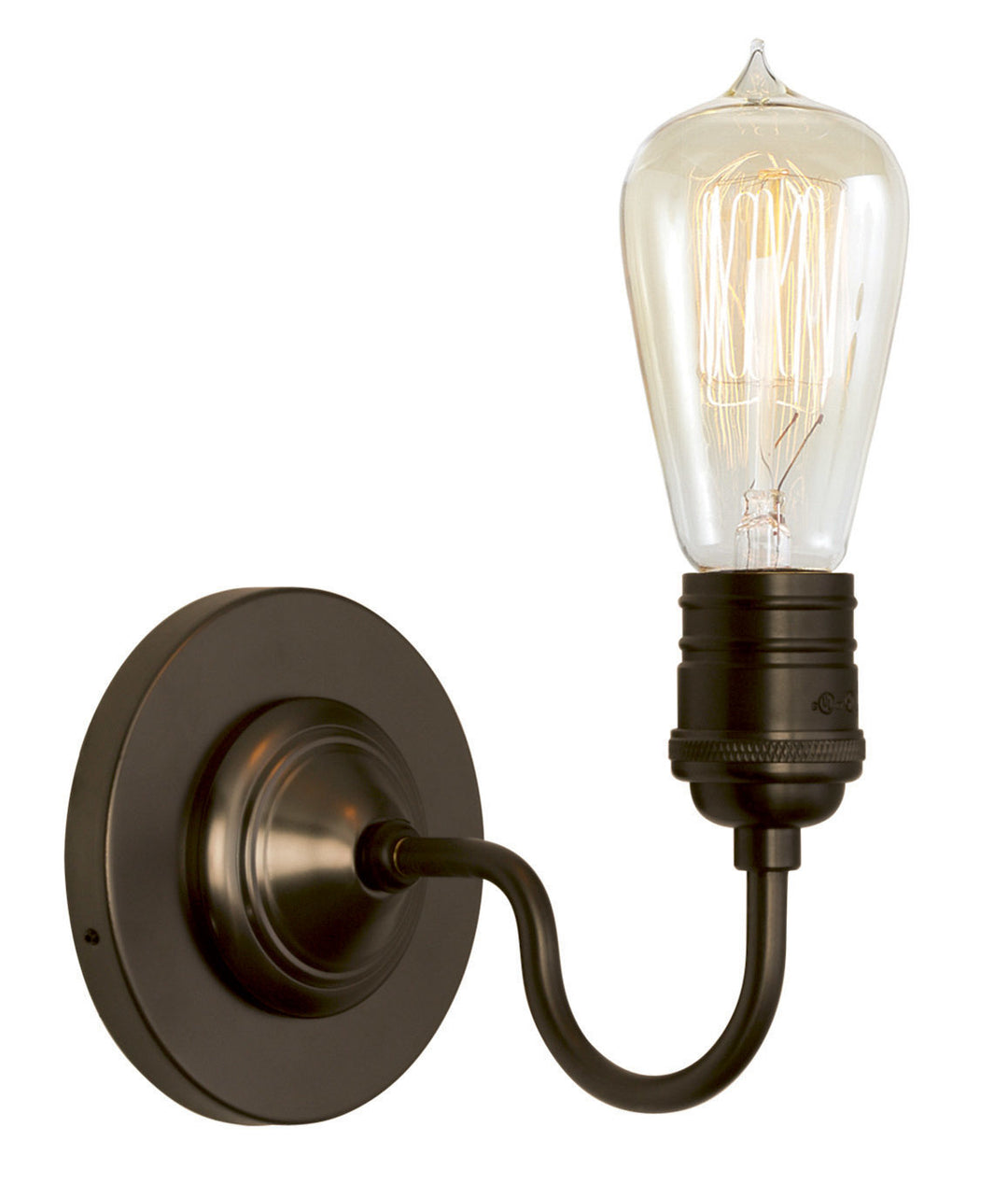 Stone Retro Edison WS157BBZRT6B Wall Light - Bronze