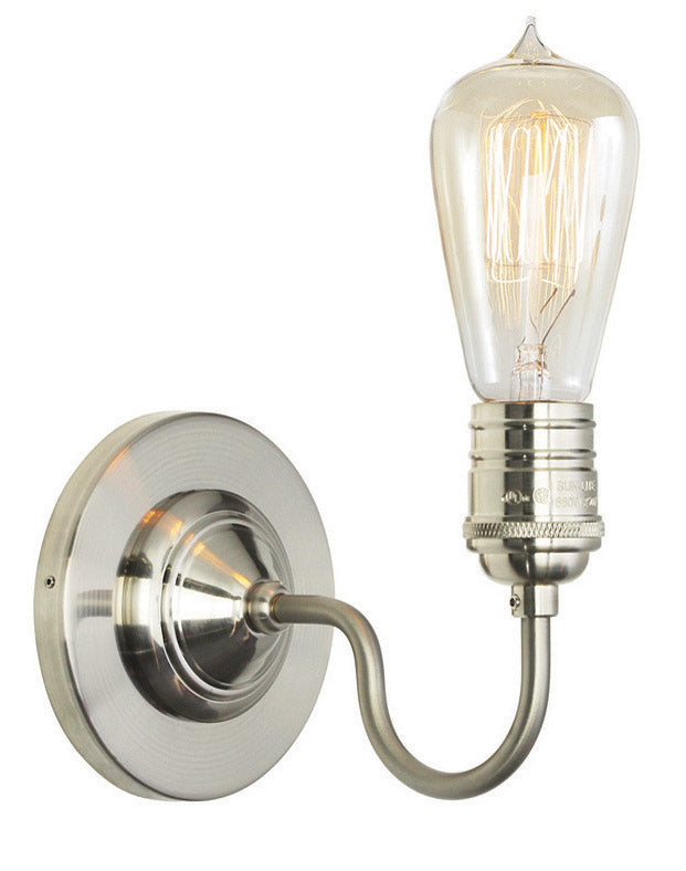 Stone Retro Edison WS157BSNRTL6B Wall Light - Satin Nickel