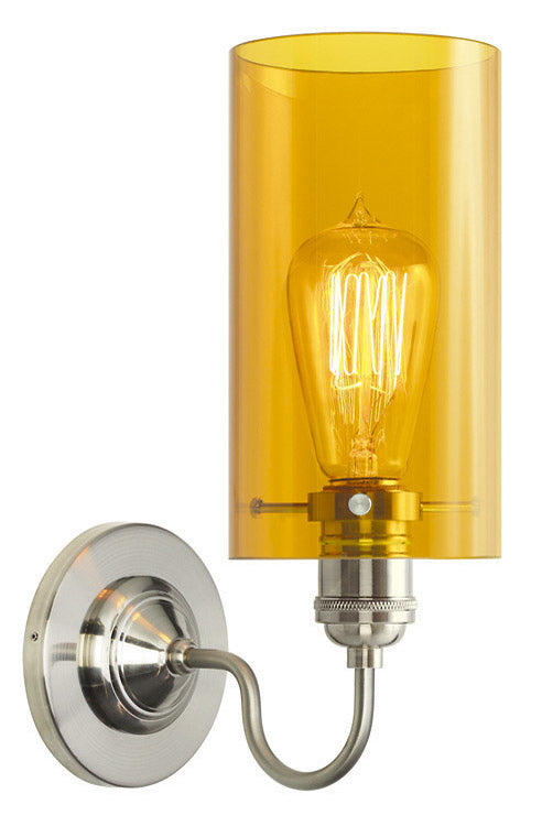 Stone Retro Cylinder WS179AMPNRT6B Wall Light - Polished Nickel