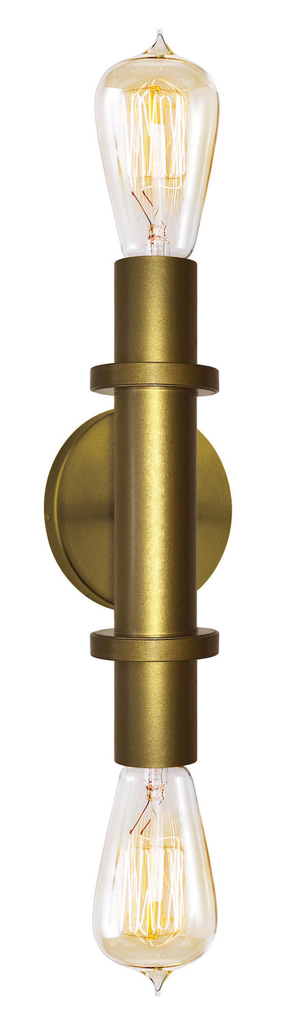Stone Firenze WS327DSBRTL8C Wall Light - Satin Brass
