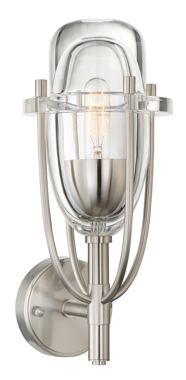 Stone Kaner WS566CRSNRT4F Wall Light - Satin Nickel