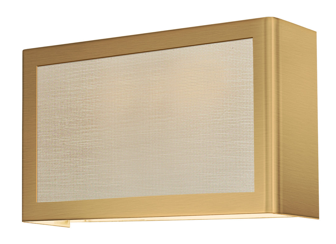 Stone Ventana WS426TFBBLED Wall Light - Brushed Brass
