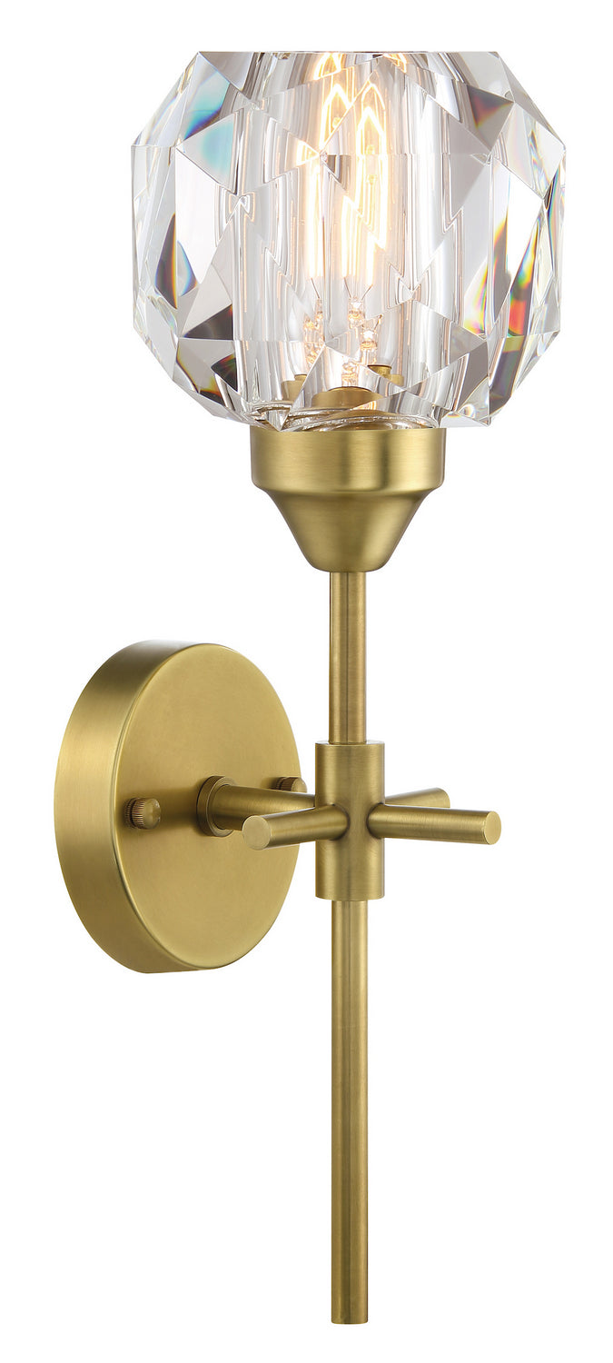 Stone Geos WS457CRBBRT4F Wall Light - Brushed Brass