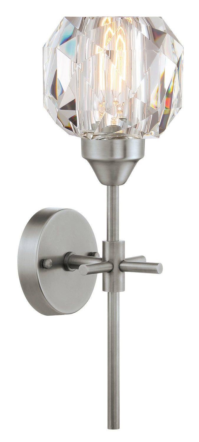 Stone Geos WS457CRSNRTL4F Wall Light - Satin Nickel