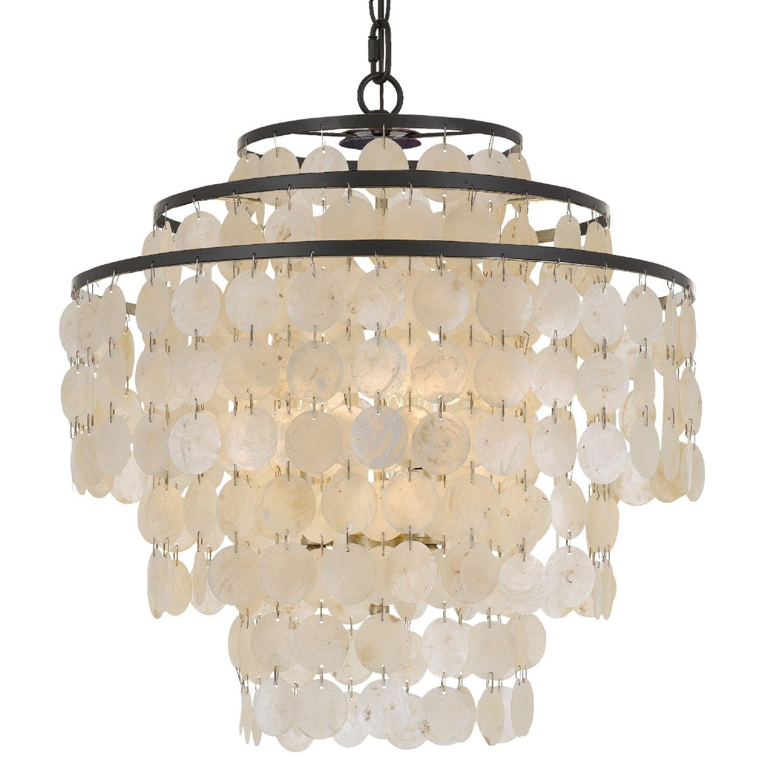 Crystorama Brielle BRI-3008-DB Chandelier Light - Dark Bronze