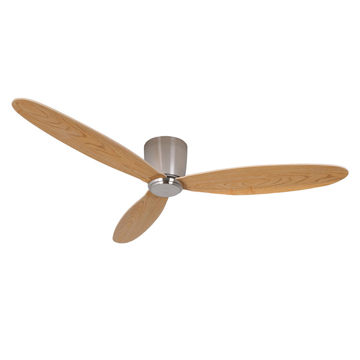 Beacon Radar 21051901 Ceiling Fan - Brushed Chrome and Teak, Teak/