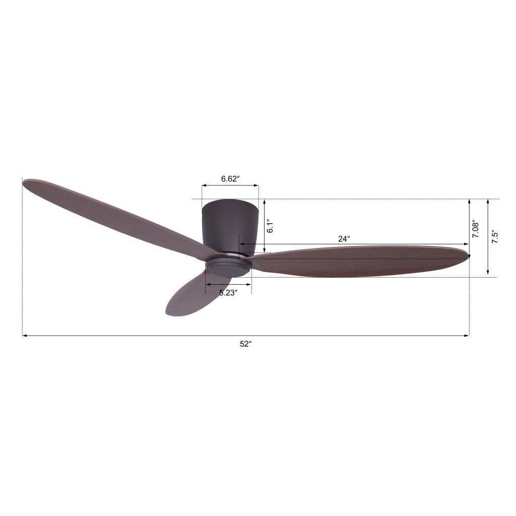 Beacon Radar 21288301 Ceiling Fan - Oil Rubbed Bronze, Oil Rubbed Bronze/