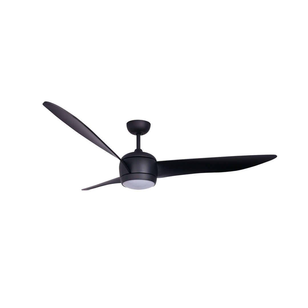 Beacon Nordic 51291001 Ceiling Fan - Matt Black, Black/