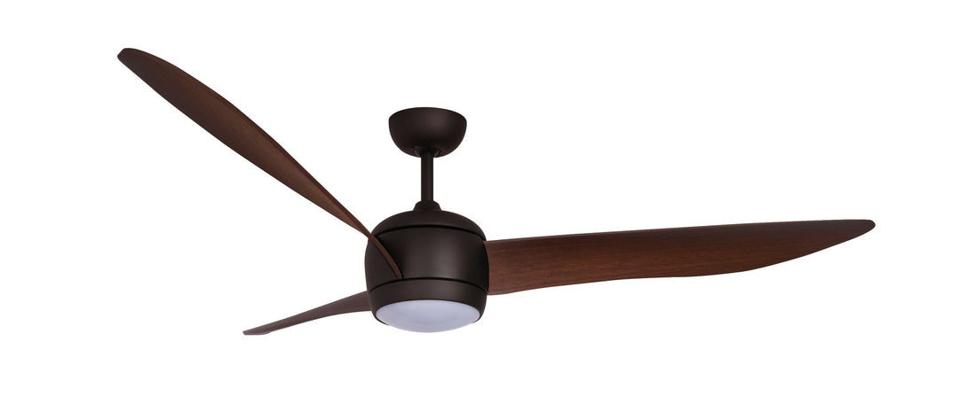 Beacon Nordic 51291201 Ceiling Fan - Oil Rubbed Bronze and Dark Koa, Dark koa/