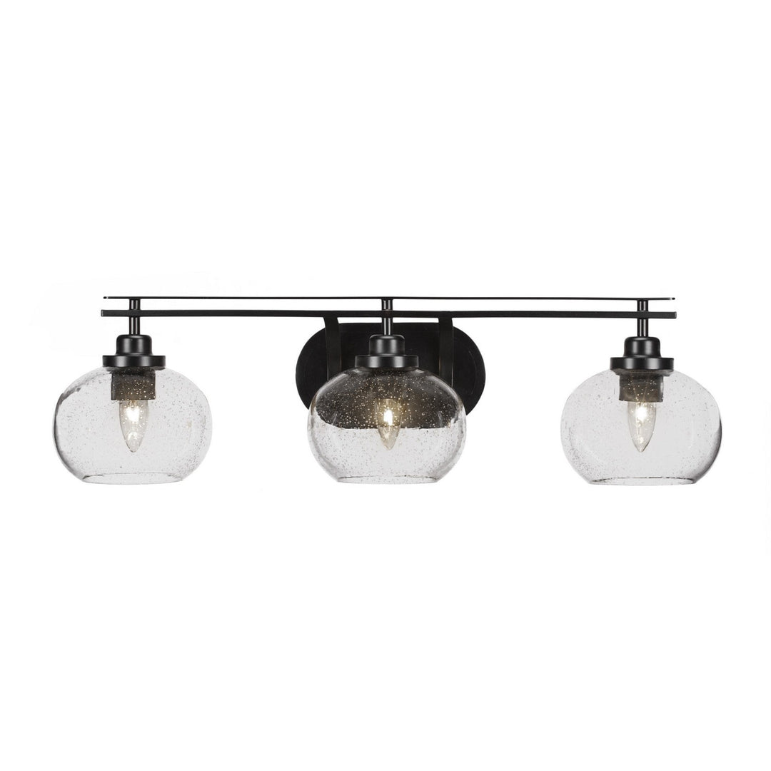 Toltec Odyssey 2613-mb-202 Bath Vanity Light 29 in. wide - Matte Black