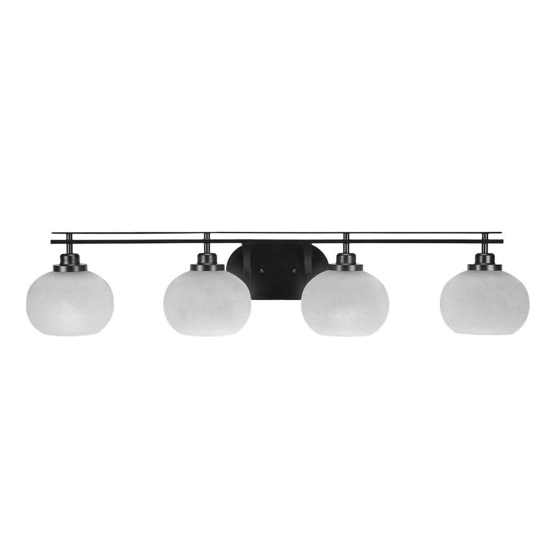 Toltec Odyssey 2614-mb-212 Bath Vanity Light 41 in. wide - Matte Black