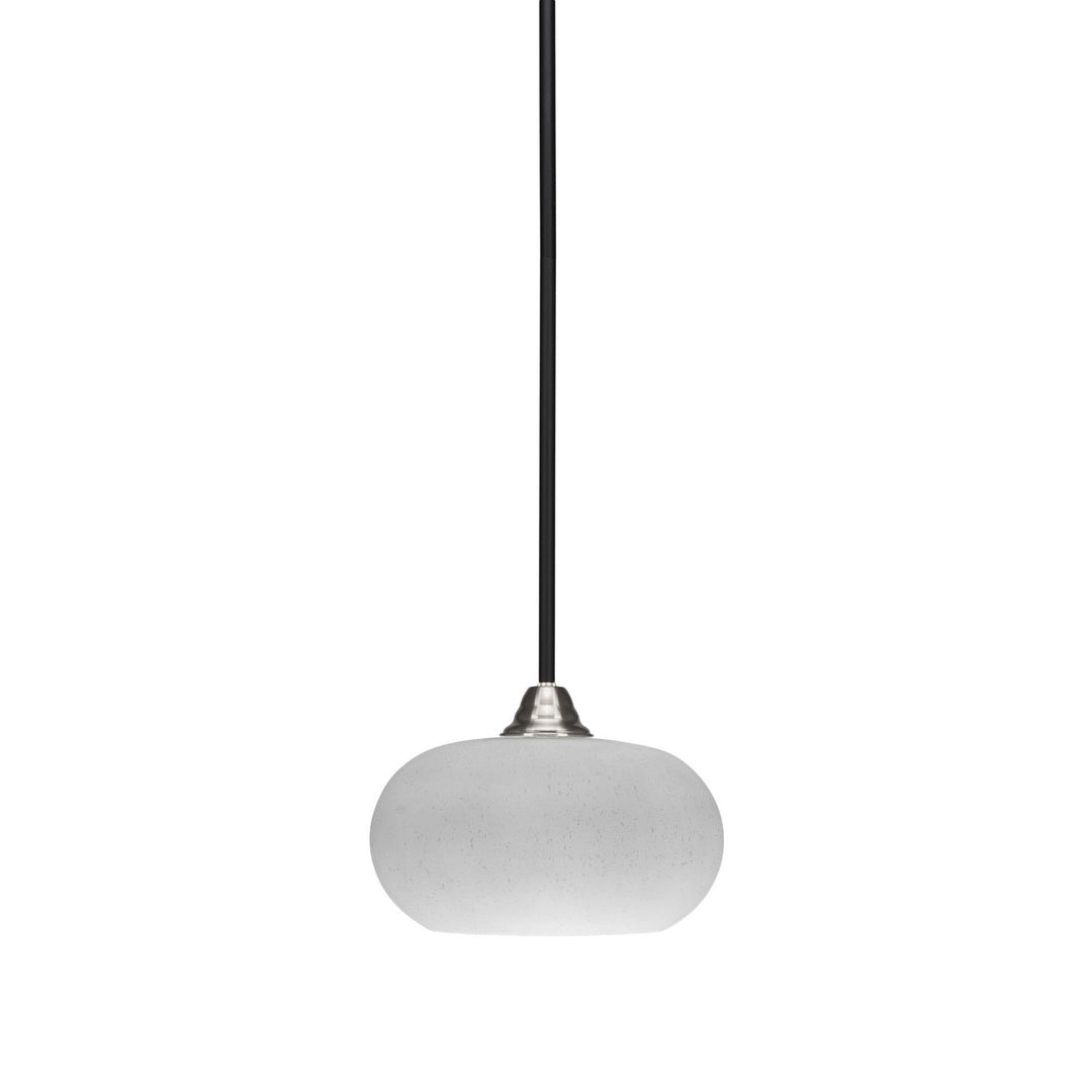 Toltec Paramount 3401-mbbn-214 Pendant Light - Matte Black & Brushed Nickel