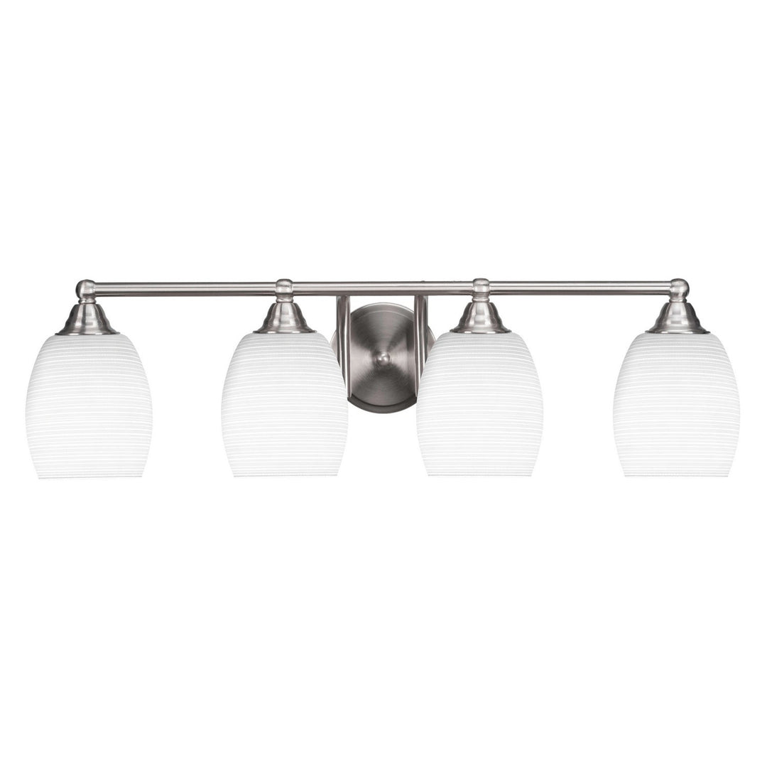 Toltec Paramount 3424-bn-4021 Bath Vanity Light 30 in. wide - Brushed Nickel
