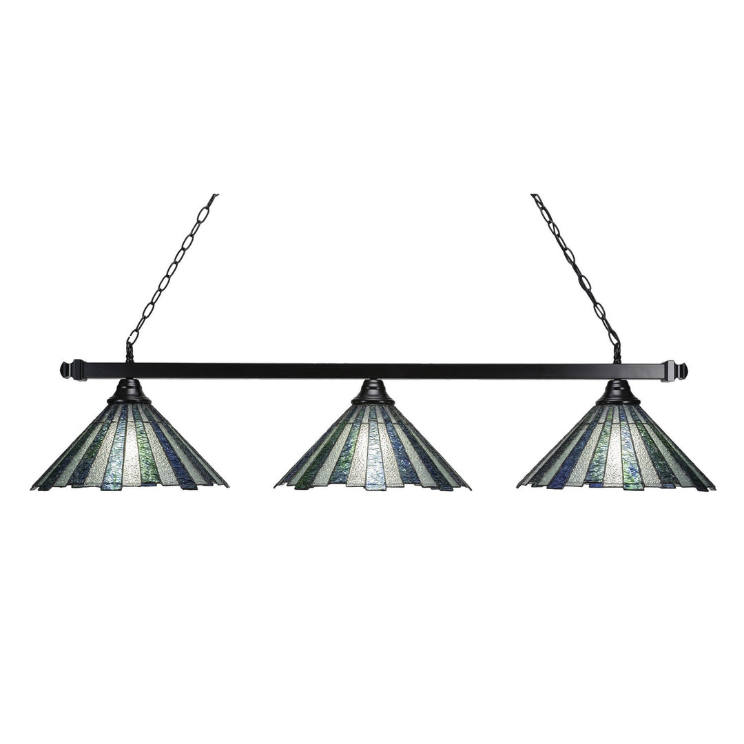 Toltec Square/Round 803-mb-932 Pendant Light - Matte Black