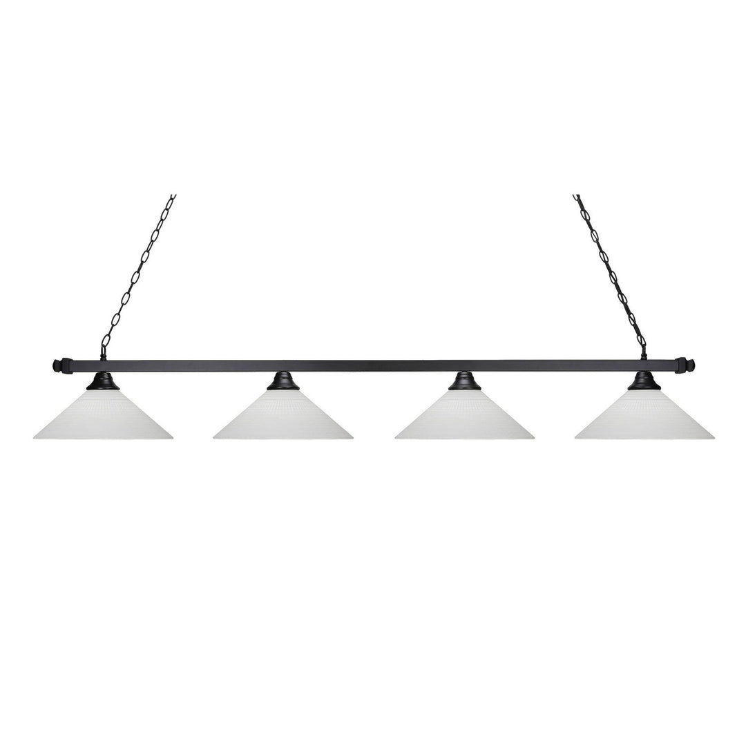Toltec Square/Round 804-mb-4011 Pendant Light - Matte Black