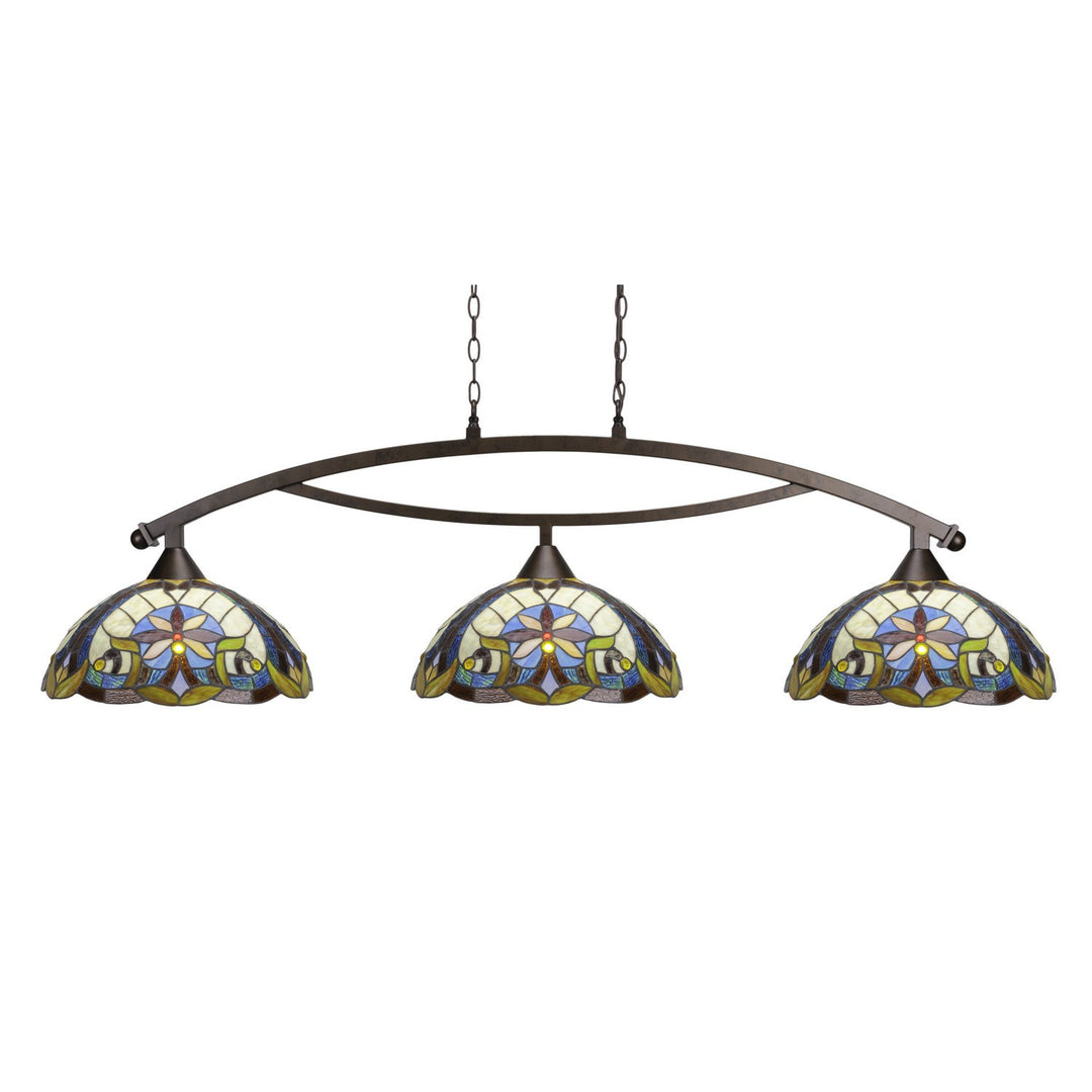Toltec Bow 873-brz-936 Pendant Light - Bronze