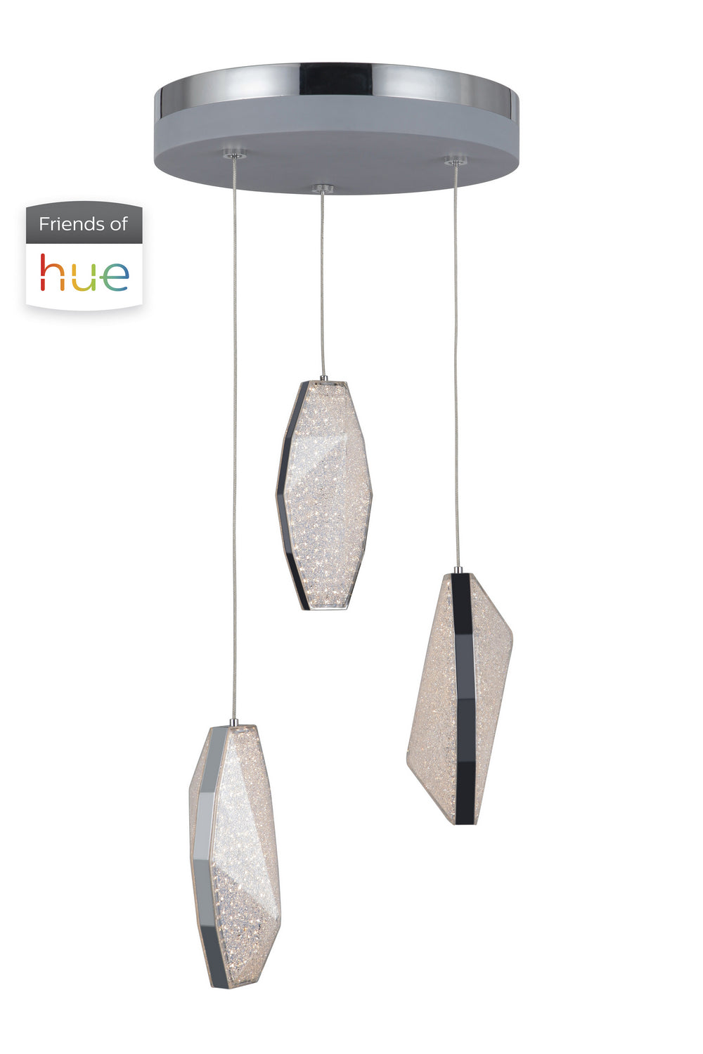 Craftmade Hue Pendant P770CH3-HUE Pendant Light - Chrome