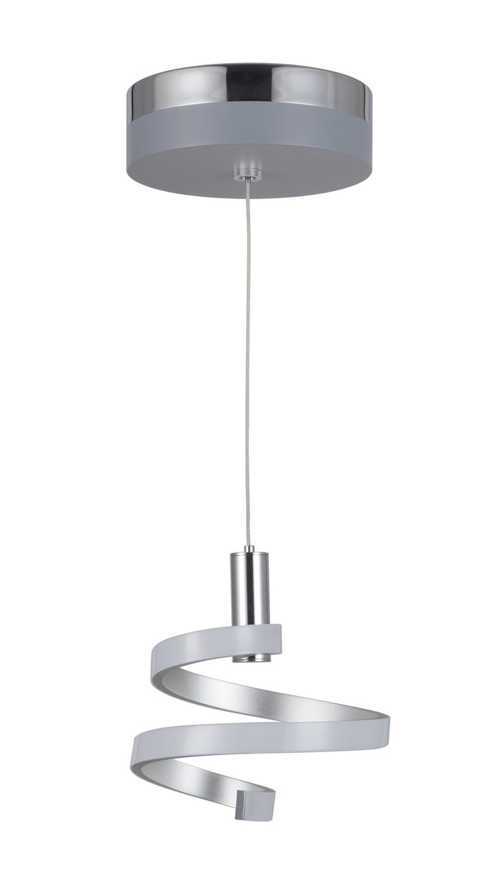 Craftmade Hue Pendant P816MSCH-HUE Pendant Light - Matte Silver/Chrome