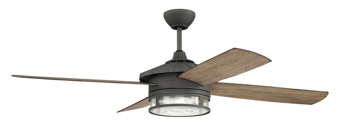 Craftmade Stockman STK52AGV4 Ceiling Fan 52 - Aged Galvanized, Driftwood/Driftwood/