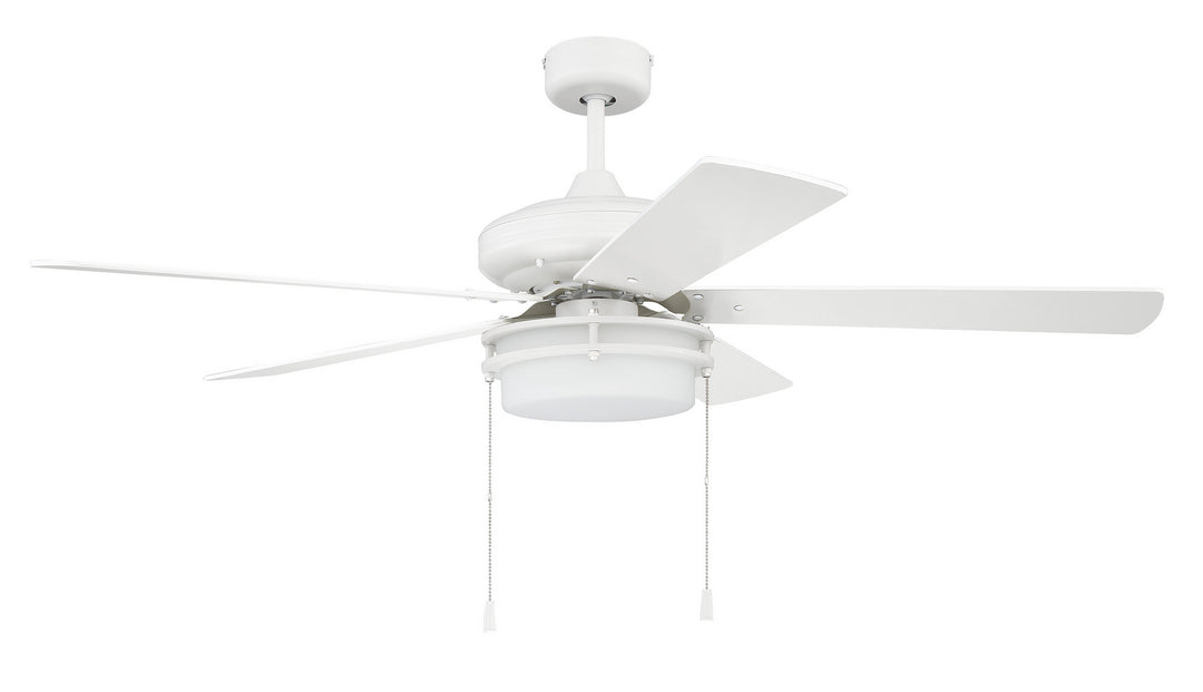 Craftmade Stonegate STO52W5 Ceiling Fan 52 - White, White/Ash/