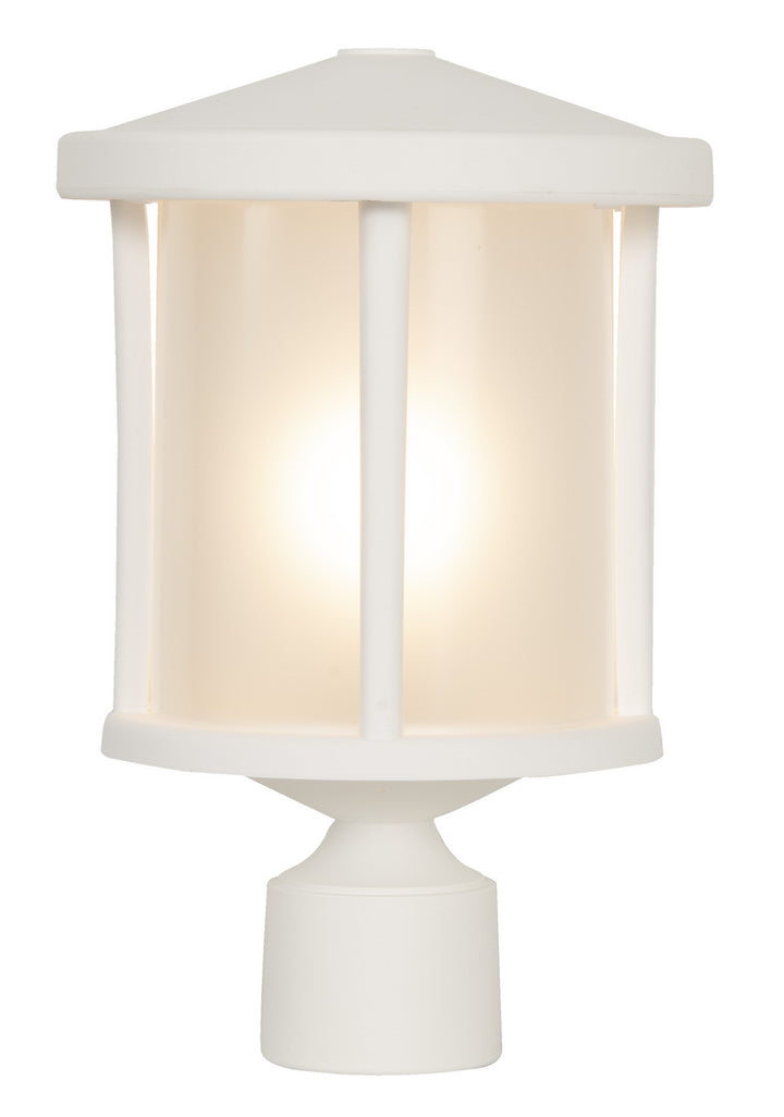 Craftmade Lighting ZA2215-TW Resilience Lanterns One Light Post Mount Outdoor White