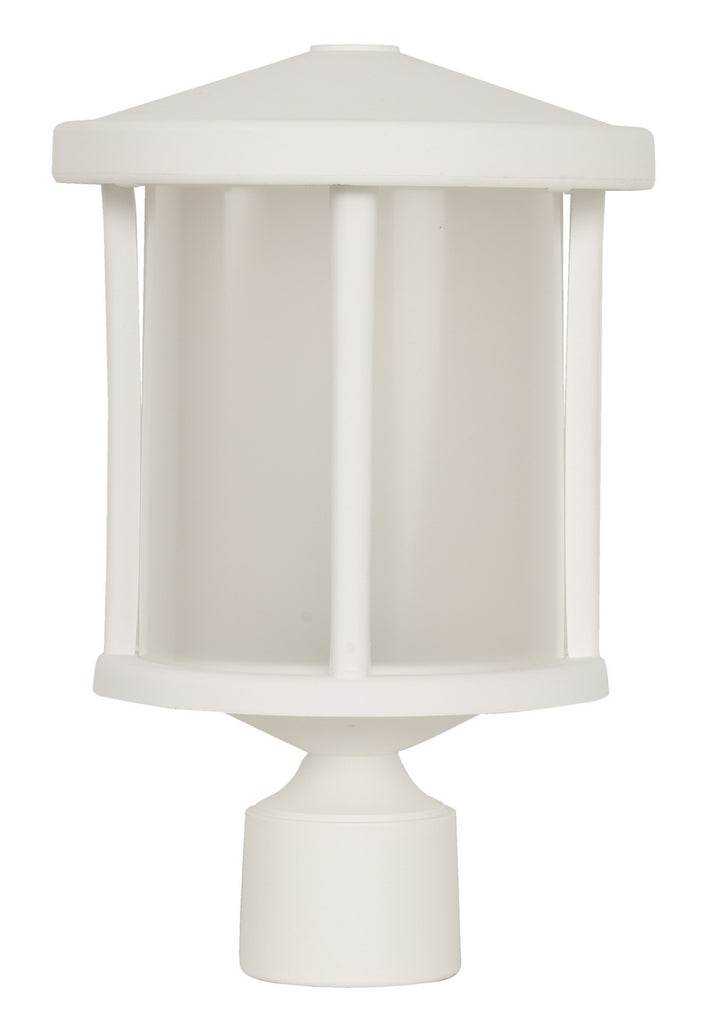 Craftmade Lighting ZA2215-TW Resilience Lanterns One Light Post Mount Outdoor White