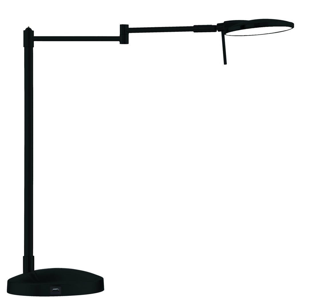 Arnsberg 525890135 Dessau Led Swing-Arm Lamp With Usb Lamp Black