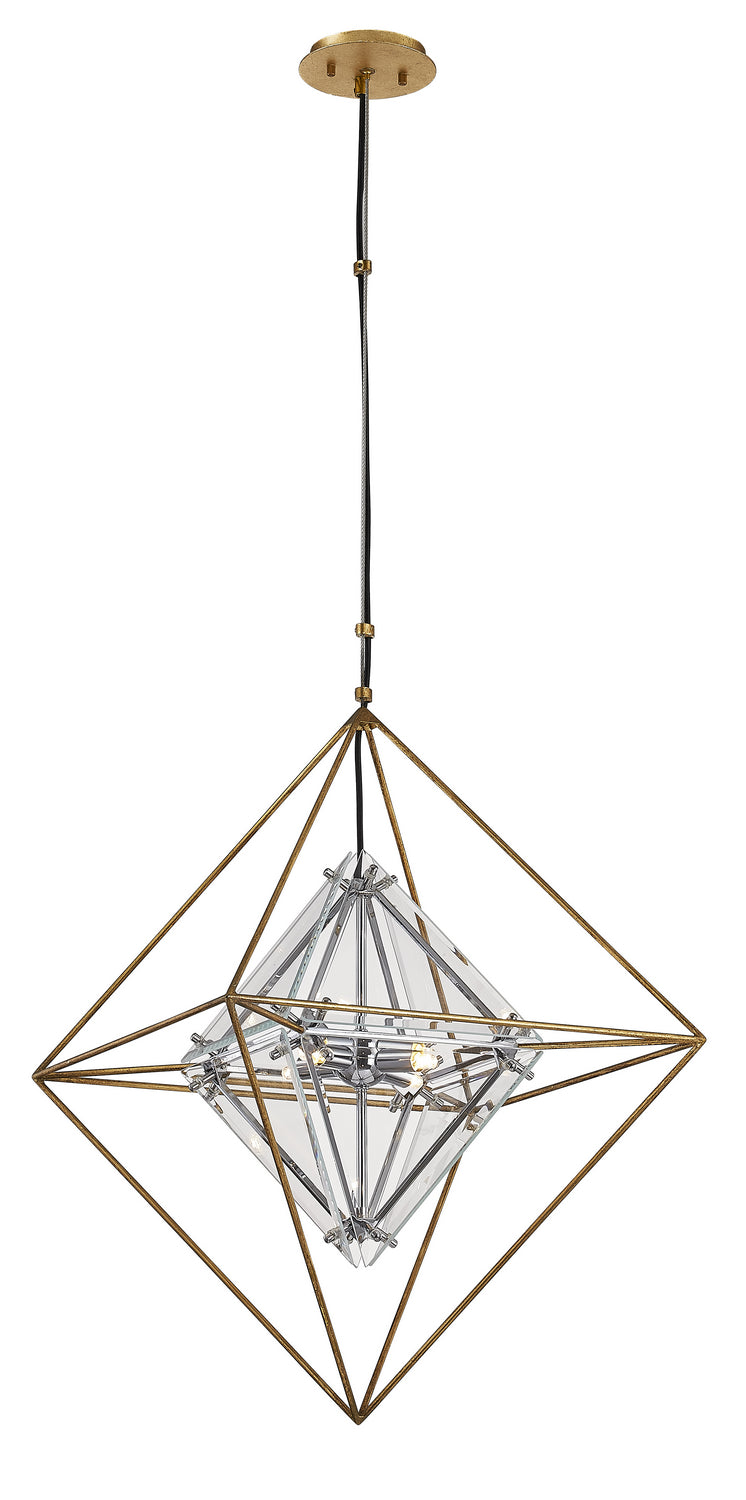 Troy Epic F7145 Pendant Light - Gold Leaf