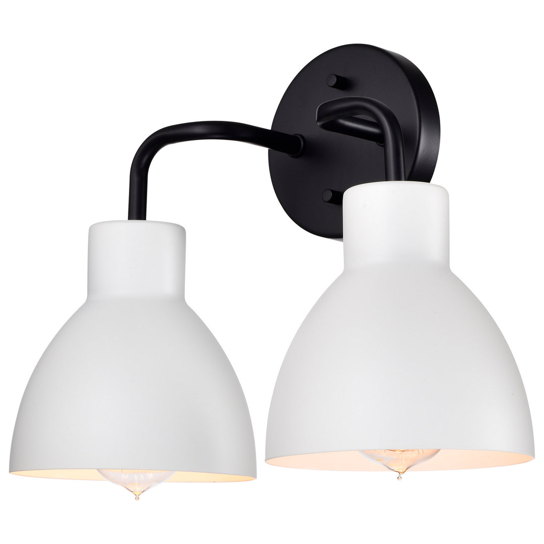 Nuvo Sloan 60-6785 Bath Vanity Light 14 in. wide - Matte Black