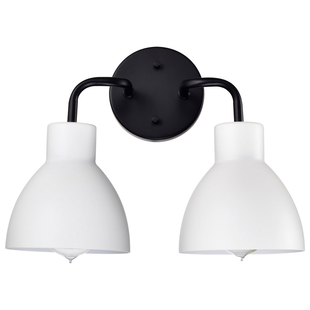Nuvo Sloan 60-6785 Bath Vanity Light 14 in. wide - Matte Black