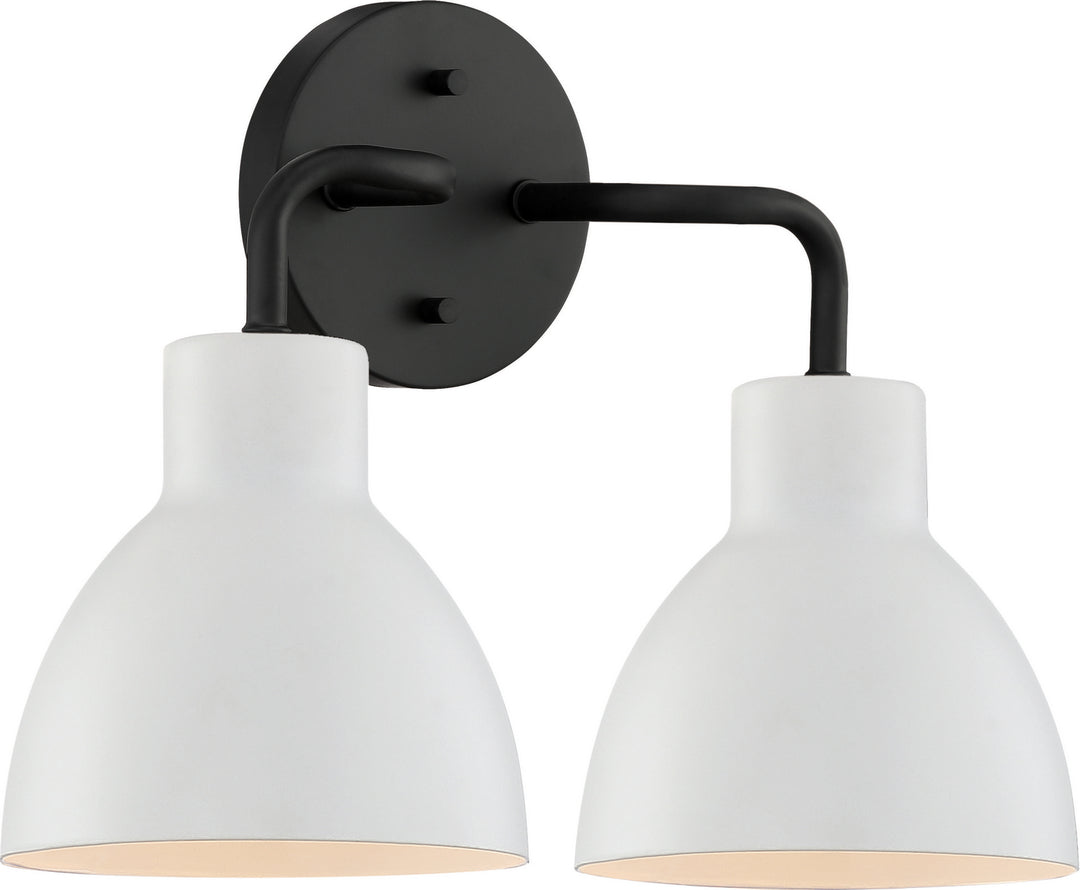 Nuvo Sloan 60-6785 Bath Vanity Light 14 in. wide - Matte Black