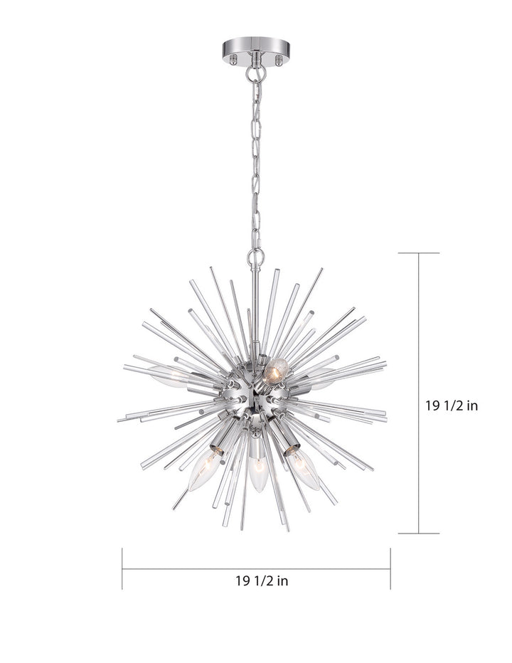 Nuvo Cirrus 60-6993 Chandelier Light - Polished Nickel