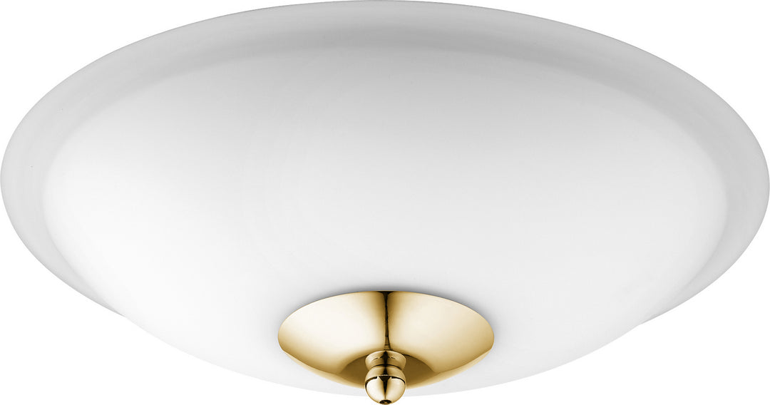 Quorum 1180-880 Fan Light Kit - Aged Brass w/ Satin Opal