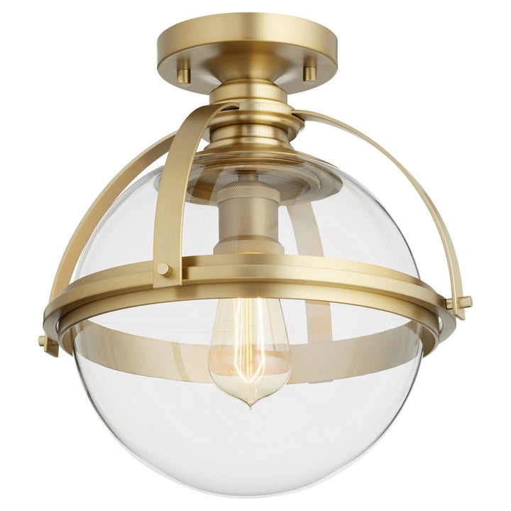 Quorum  38-13-80 Ceiling Light - Aged Brass