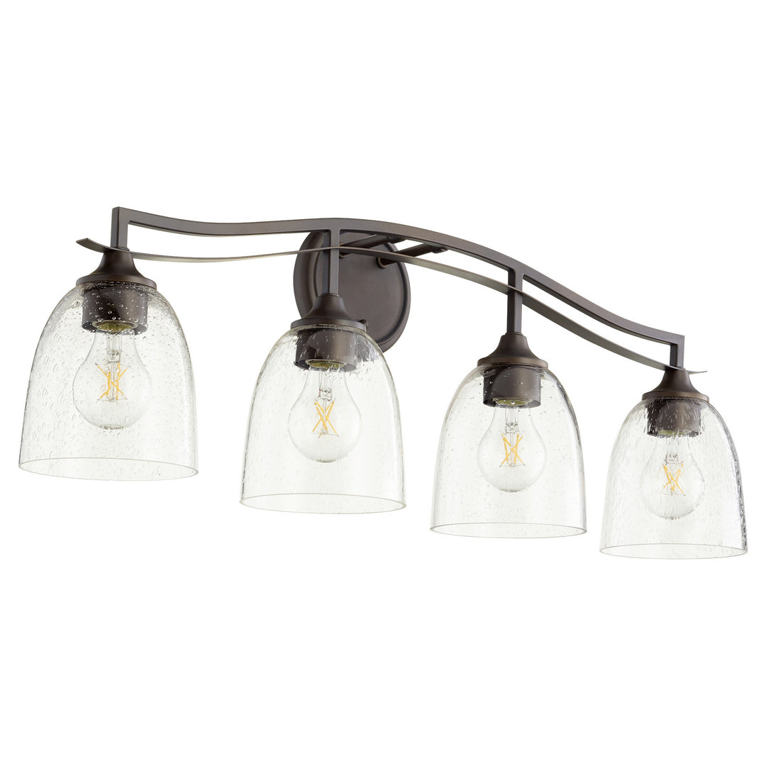 Quorum Jardin 5027-4-286 Bath Vanity Light 30 in. wide - Oiled Bronze