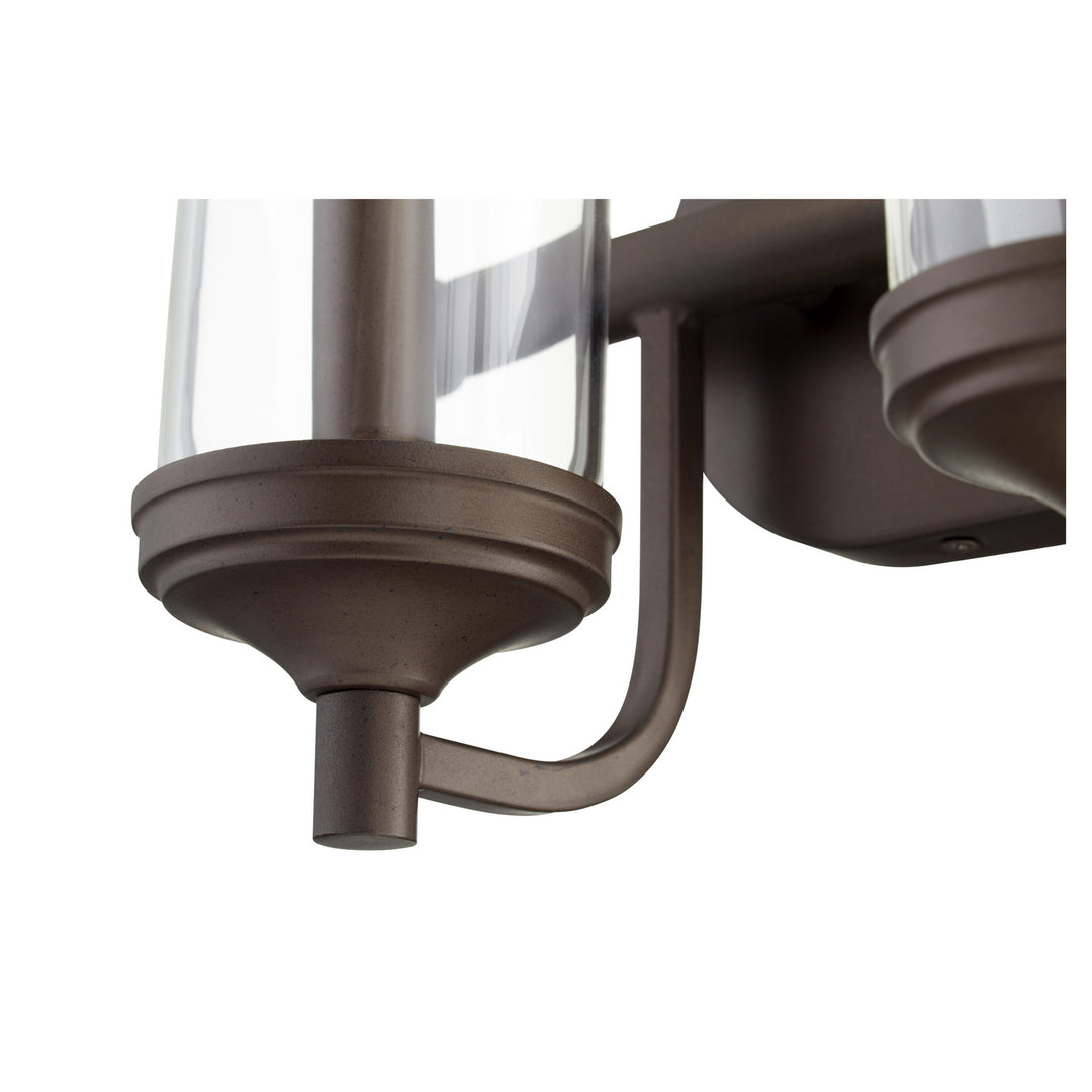 Quorum Collins 5044-2-86 Bath Vanity Light 13 in. wide - Oiled Bronze